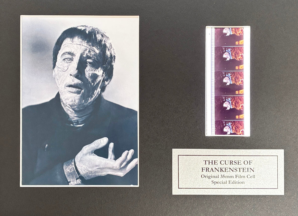 Handmade display inc original film cells for The CURSE of FRANKENSTEIN fans v2